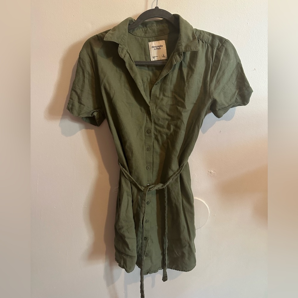 Army geeen Abercrombie dress